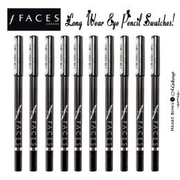 Faces Canada Long Wear Eye Pencil Swatches, Shades & Price