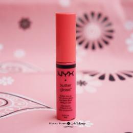 NYX Butter Gloss Peaches And Cream Review, Swatches & Price India