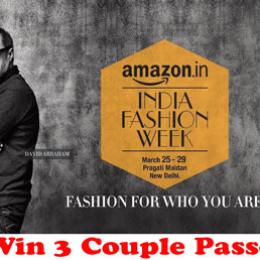 Amazon India Fashion Week Passes: Win 3 Couples Passes!