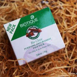 Biotique Bio Clove Purifying Anti Blemish Face Pack Review & Price