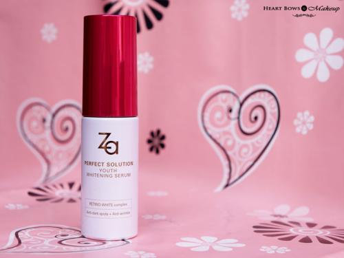 ZA Perfect Solution Youth Whitening Serum Review, Price & Buy India