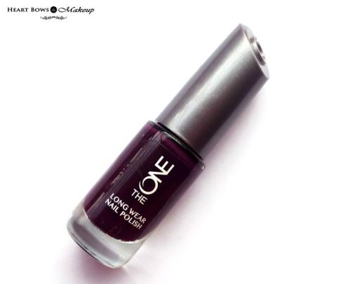 Oriflame The ONE Long Wear Nail Polish Purple In Paris Review & Swatches