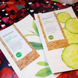 Innisfree It's Real Green Tea & Cucumber Mask Review, Price & Buy India