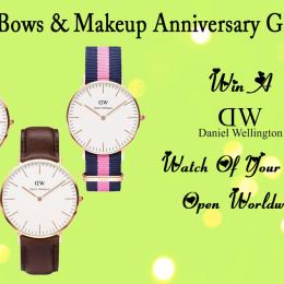 HBM First Anniversary Giveaway- Win a Daniel Wellington Watch. Open Internationally!