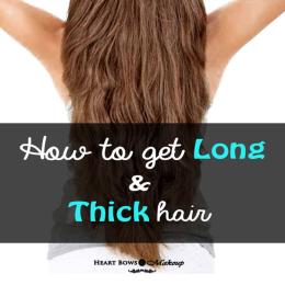 How To Get Long & Thick Hair : Tips & Tricks!