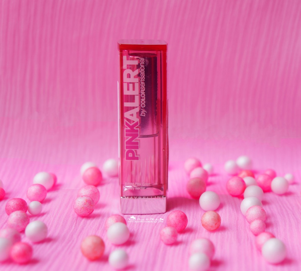 maybelline pink alert lipstick pow 2 review swatches