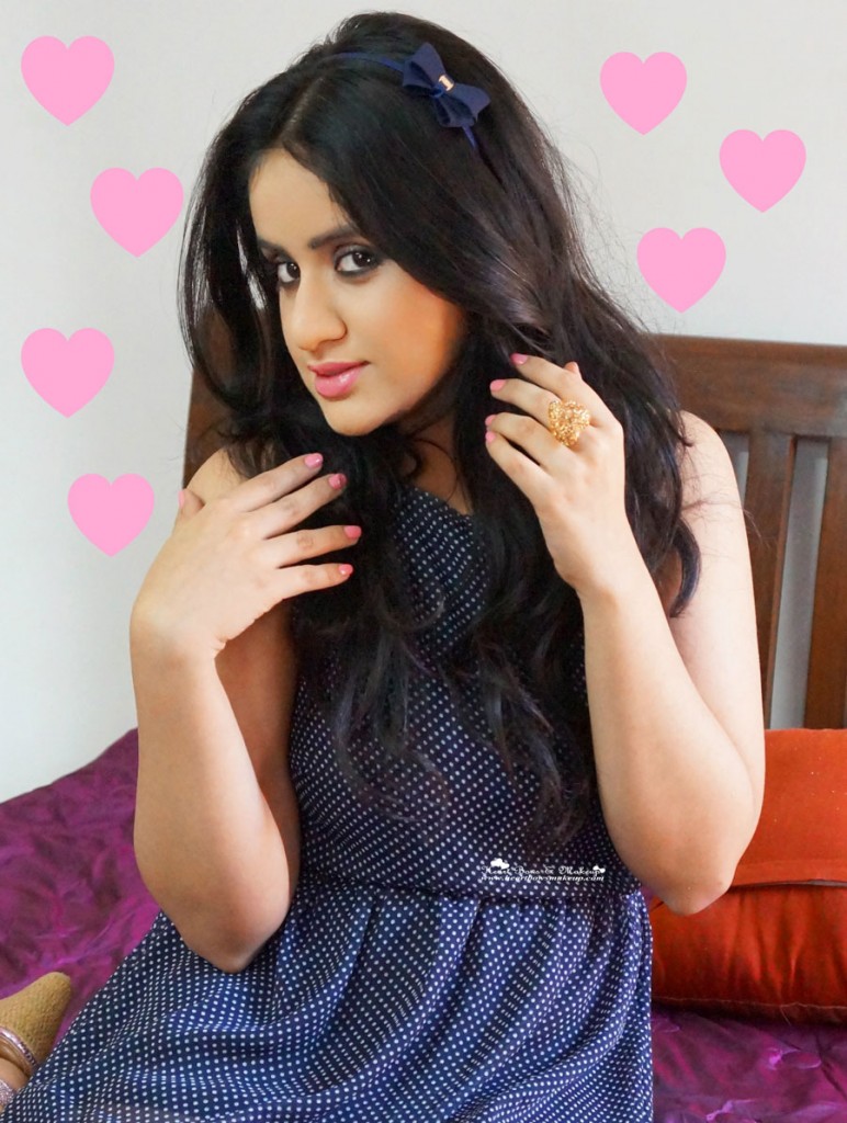 indian beauty indian makeup blog valentine's day makeup outfit