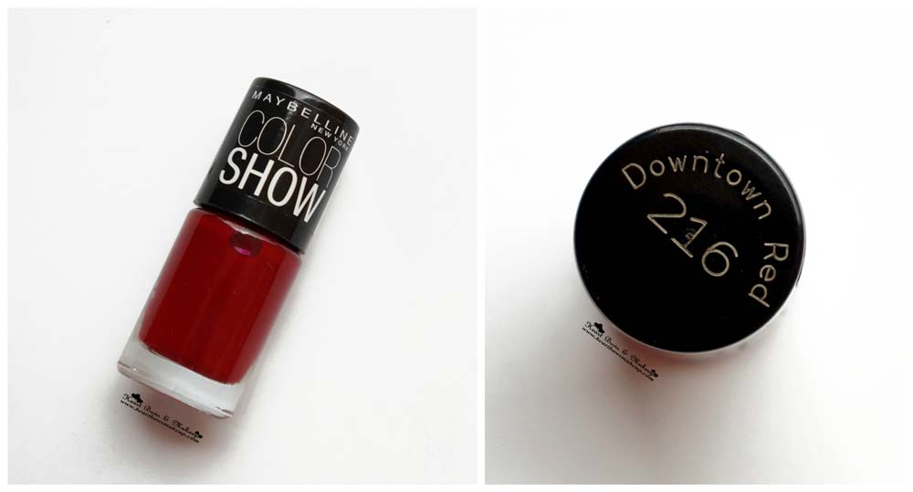 Maybelline InstaGlam Wedding Box: Maybelline Color Show Nail Polish Downtown Red Review