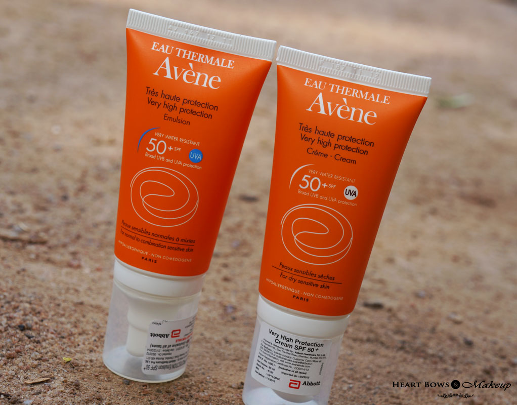 Avene Very High Protection SPF 50+ Emulsion & Cream