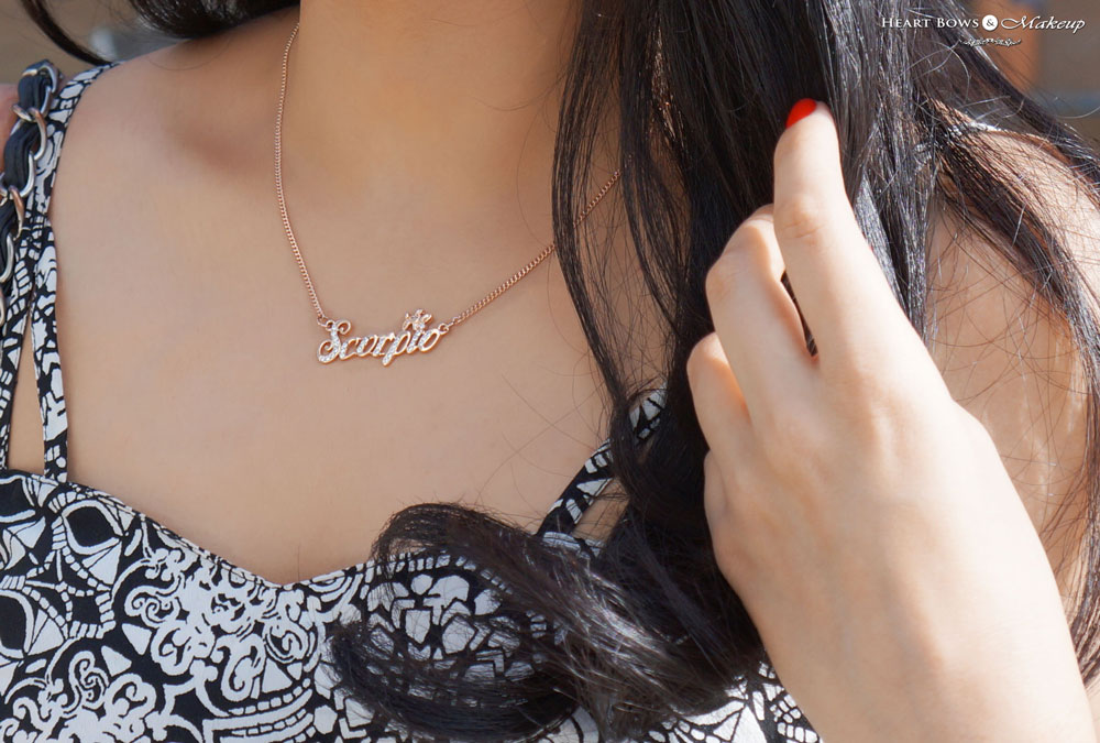 Delhi Fashion Blog: Addons Copper Scorpio Necklace