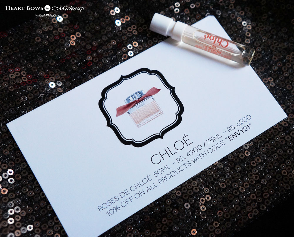 September My Envy Box Products: Roses De Chloe Perfume
