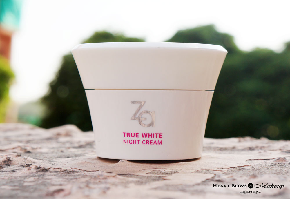 ZA True White Night Cream Review