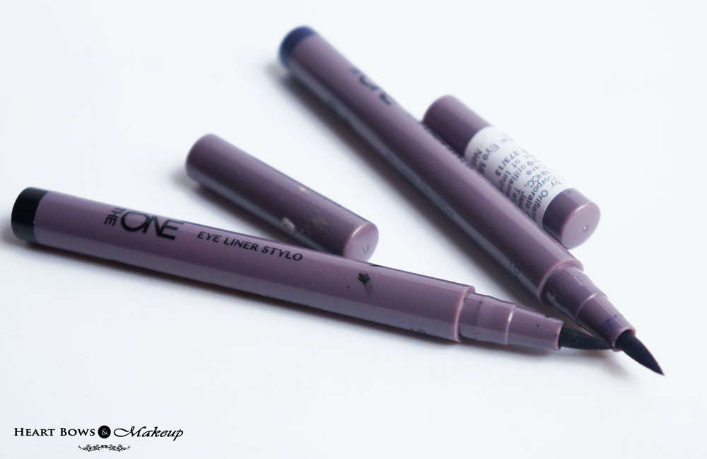 Oriflame The ONE Eye Liner Stylo Black & Blue Review, Swatches, Price & Buy Online India