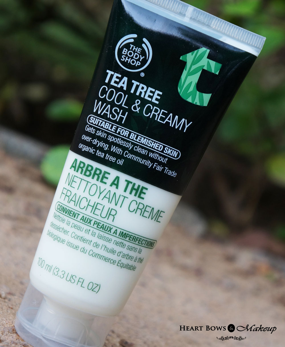 The Body Shop Tea Tree Cool & Creamy Face Wash Review 