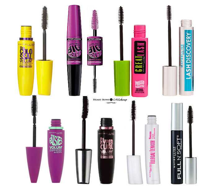 Best Maybelline Mascara: Reviews & - Heart Bows & Makeup