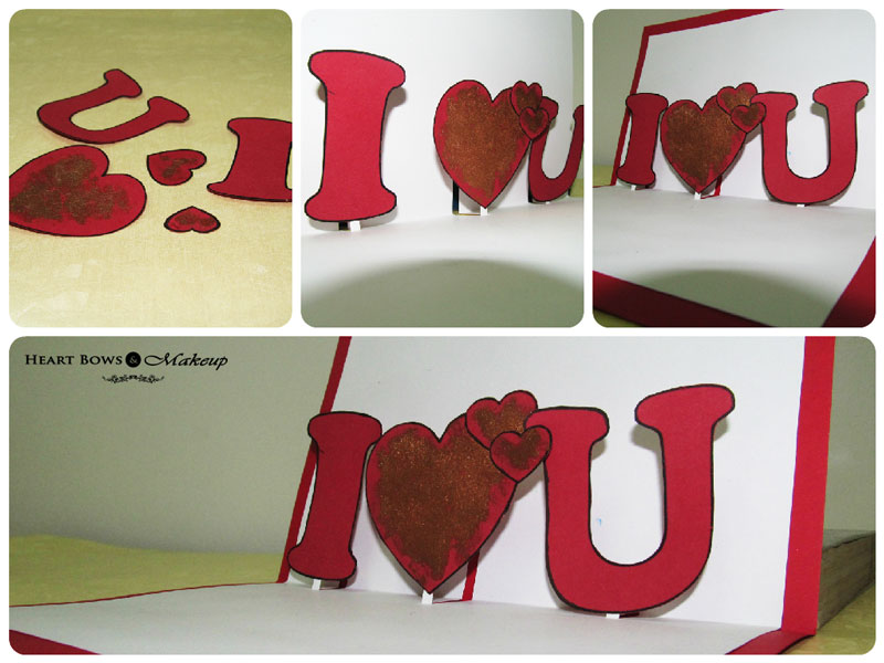Cute Valentines Day Gifts DIY: Handmade Romantic Card