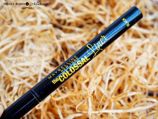 Maybelline The Colossal Eye Liner Review, Swatches, Price & Buy India