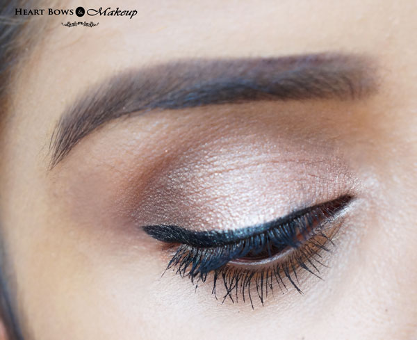 Maybelline The Colossal Liner Swatches, EOTD & Review: Best Black Eyeliner India