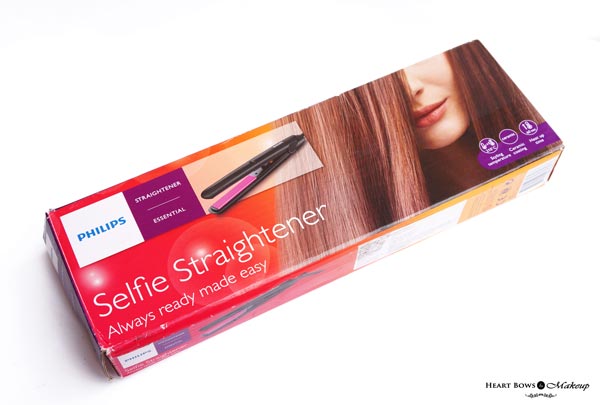 Philips Selfie Hair Straightener Review, Price & Buy Online India
