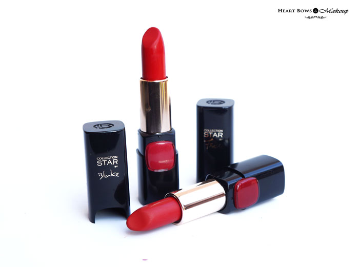 Best Red Lipstick India L'Oreal Paris Pure Red Blake & Frieda Pinto Lipsticks Review