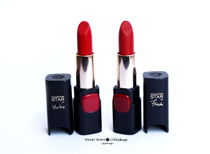 L'Oreal Paris Pure Reds Lipstick Pure Scarleto Pure Rouge Review Swatches Price India