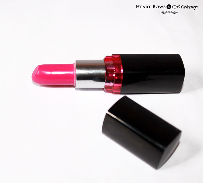 Best Maybelline Pink Lipstick Color Show Fuchsia Flare Review