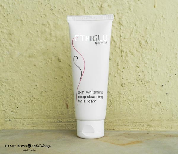 Ethiglo Face Wash Skin Whitening Deep Cleansing Facial Foam Review Price Buy India