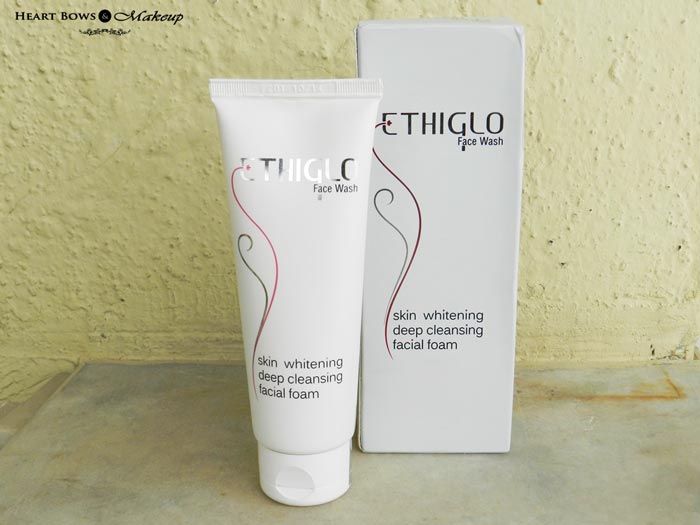 EthigloSkin Whitening Face Wash Review Price India