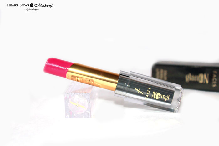Faces Glam On Color Perfect Lipstick Pink About Me Review Price