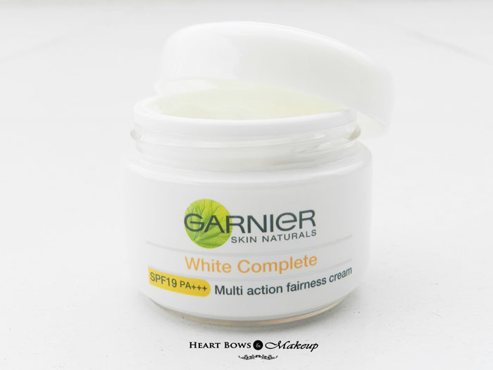 Garnier White Complete Multi Action Fairness Cream Review Price Buy Online India