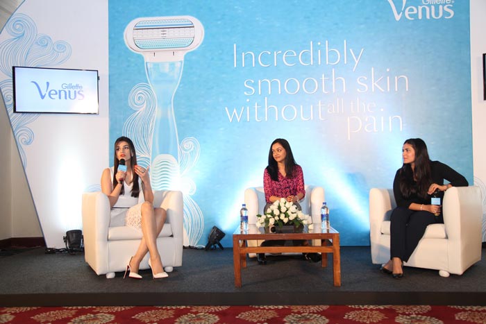 Gillette Venus Shaving Session With Kriti Sanon And Beauty Expert Namrat..
