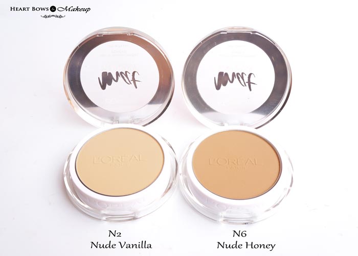 L'Oreal Paris Mat Magique All In One Transforming Powder Compact N2 N6 Review Swatches