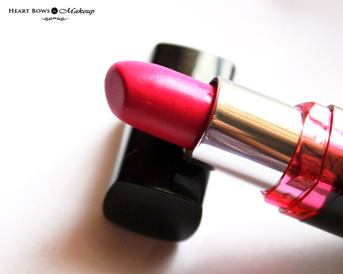Maybelline Colorshow Fuchsia Flare Lipstick Review Price India