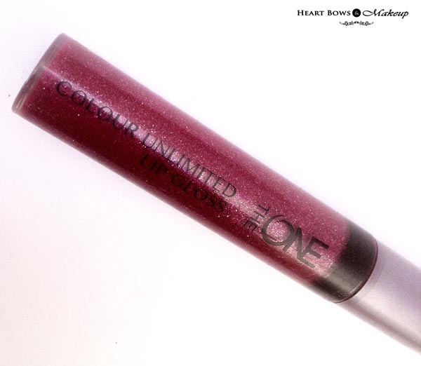 Oriflame The ONE Lipgloss Plum Beyond Review Swatches