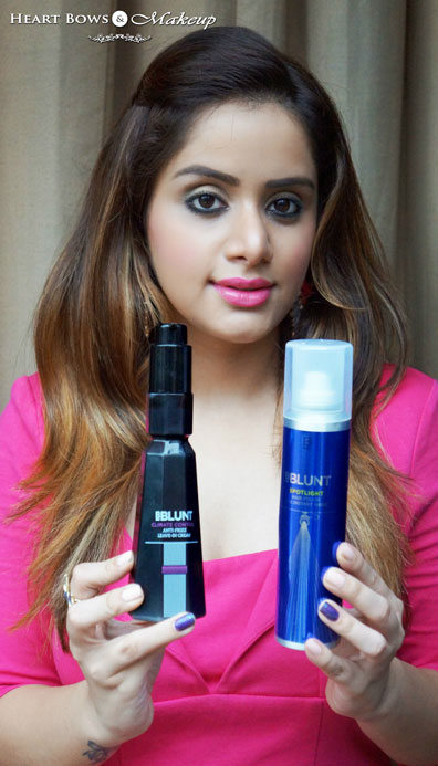 Best BBlunt Products For Dry Hair Spotlight Shine Spray & Anti Frizz Leave In Cream