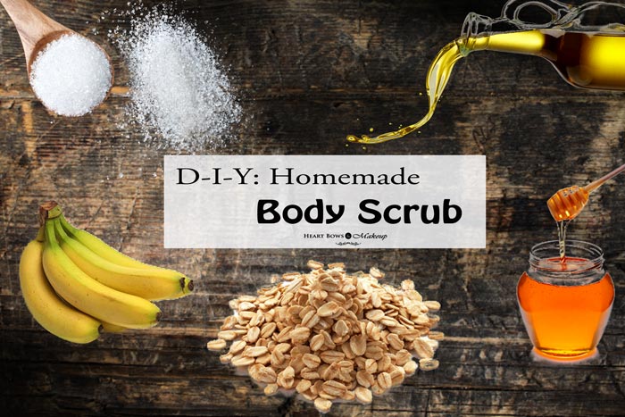 DIY Homemade Body Scrub With Oats Sugar & Honey