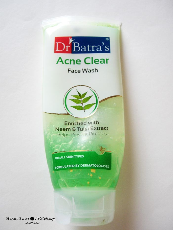 Dr Batra's Acne Clear Face Wash Review Price Buy India