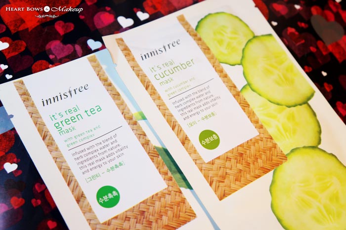 Innisfree Green Tea & Cucumber Mask Review