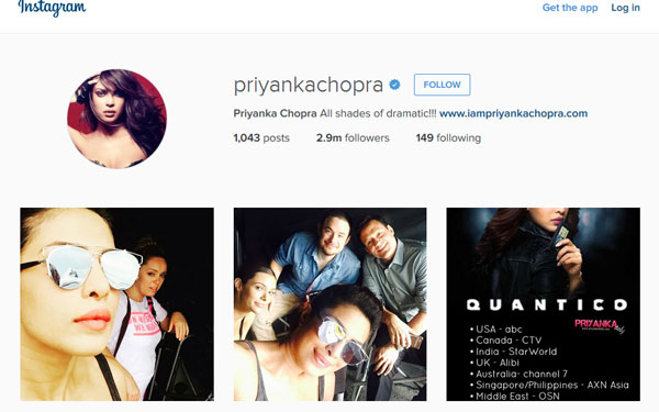 Priyanka Chopra Instagram ID & Pictures