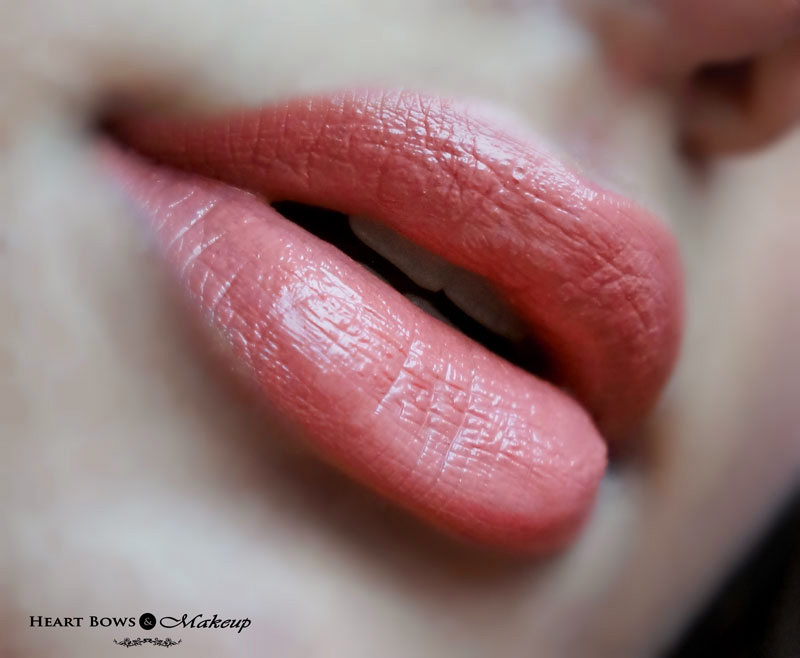 Faces Glam On Lipstick Barely There Swatch LOTD Review