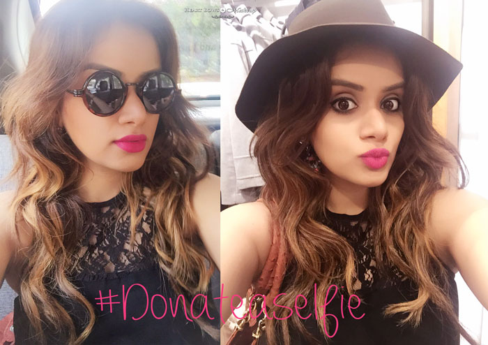 Indian Fashion Blogger Donate A Selfie