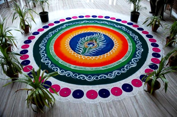 Colorful Rangoli Designs For Diwali