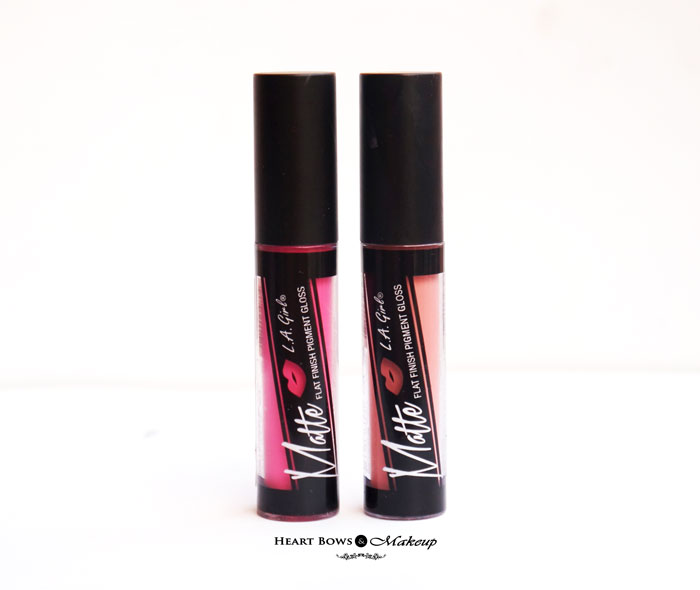 LA Girl Matte Flat Finish Pigment Gloss Playful & Dreamy Review Swatches Price Buy Online India