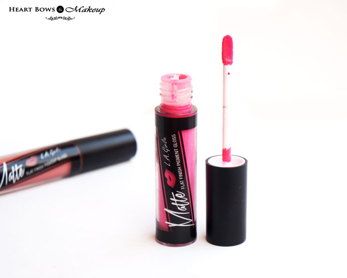 LA Girl Matte Liquid Lipstick Playful Review Swatches