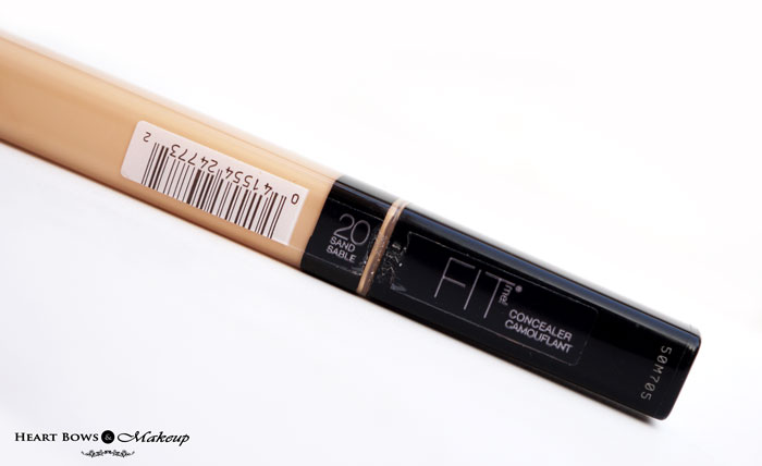 Best Affordable Concealer India Maybelline Fit Me Concealer Review Swatches