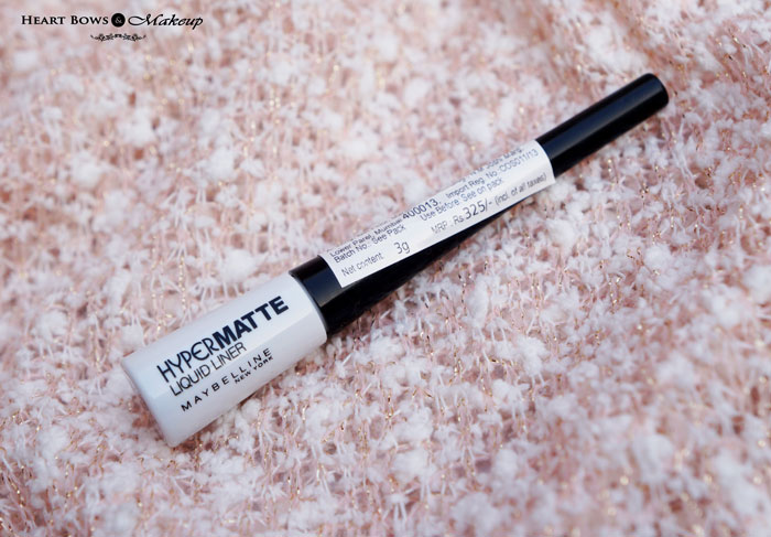 New Beauty Launches In Indian Maybelline HyperMatte Liquid Liner Review Price Buy Online