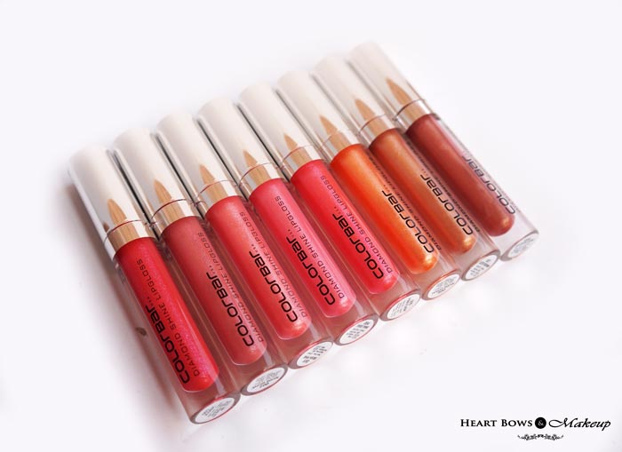 New Colorbar Diamond Lipgloss Review Shades Swatches