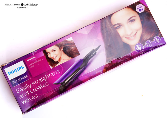 Philips Kerashine High Performance Styler BHH777/20 Review, Price & Buy  Online India - Heart Bows & Makeup