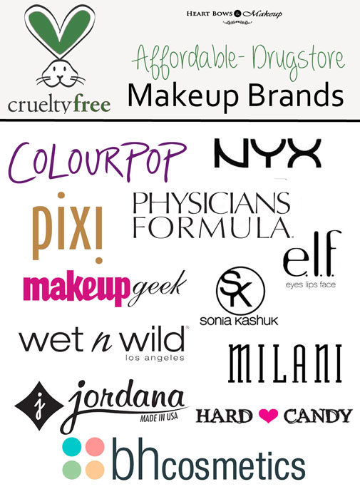 Cruelty Free Brands: Makeup, Drugstore, Skincare - Heart Bows &