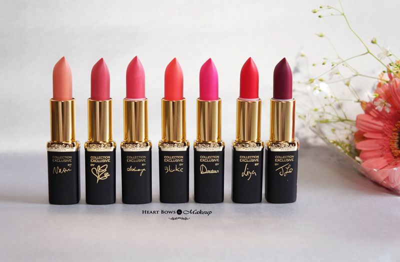 L'Oreal Paris Collection Exclusive Pink Lipstick Review Swatches Price Buy Online India